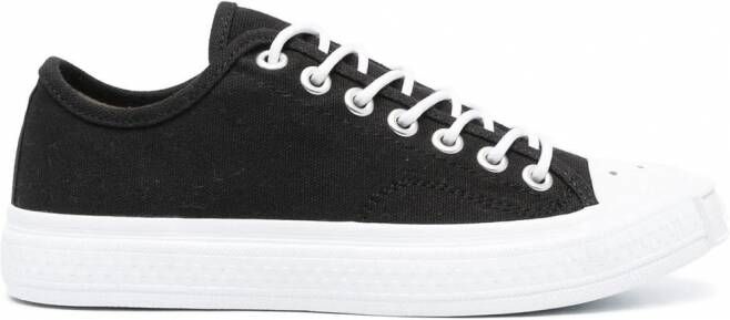 Acne Studios Low-top sneakers met contrasterende neus Zwart