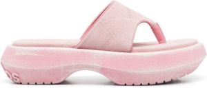 Acne Studios Sandalen met T-bandje Roze