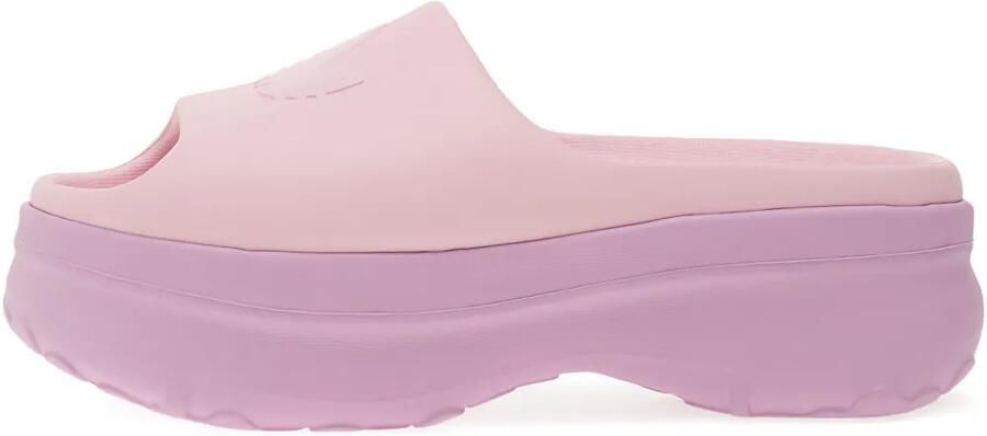 Adidas Adifom slippers met plateauzool en logo Roze