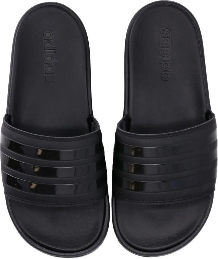 Adidas Adilette slippers met plateauzool Zwart - Foto 2