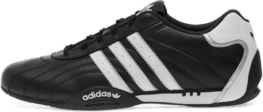 Adidas Adiracer leren sneakers met drie strepen Zwart