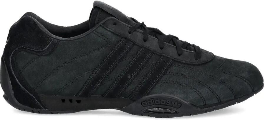 Adidas Adiracer Lo suède sneakers met drie strepen Zwart