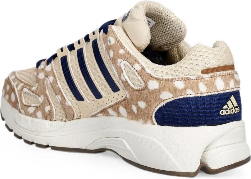 Adidas x FARM Rio VL Court 3.0 sneakers met bloe print Beige - Foto 2