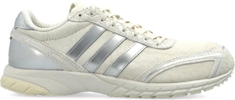 Adidas Adizero Adios sneakers met drie strepen en veters Beige