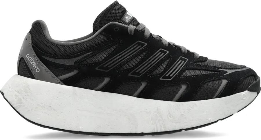 Adidas Adizero gestreepte sneakers Zwart