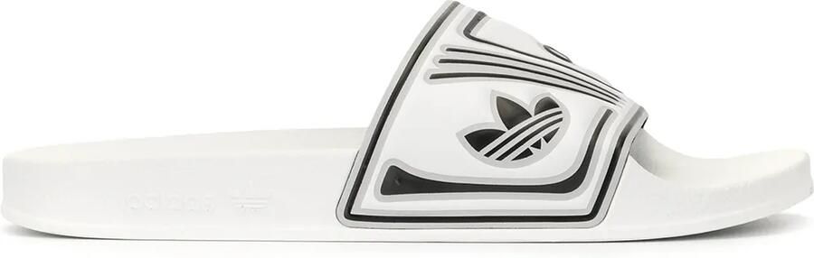 Adidas Badslippers met logo Wit