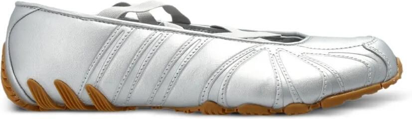 Adidas Ballerina's met gekruiste bandjes Zilver