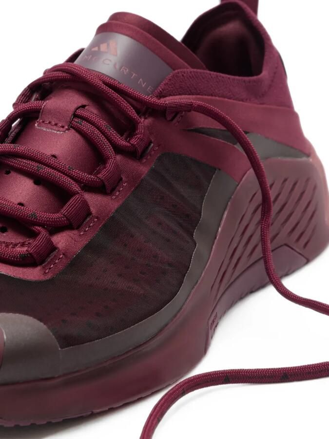 Adidas by Stella McCartney Dropsta 4 sneakers met mesh vlakken Paars - Foto 3