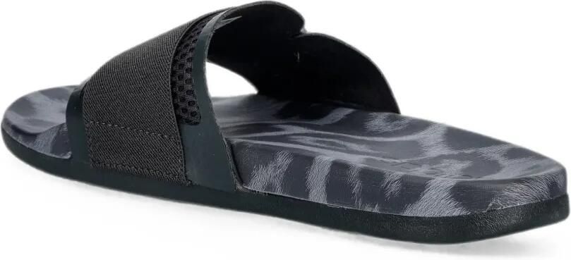 Adidas by Stella McCartney Slippers met luipaard-print en klittenband Zwart - Foto 3
