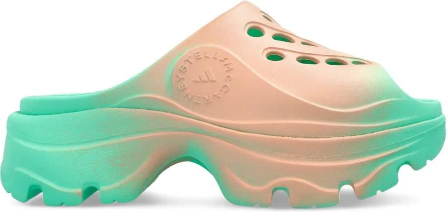 Adidas by Stella McCartney Tweekleurige klompen Groen