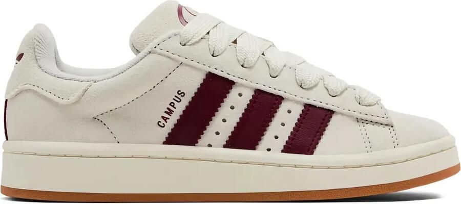 Adidas Campus 00s "Orbit Grey Collegiate Burgundy" sneakers Wit