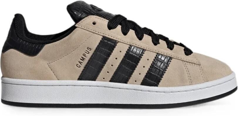 Adidas Campus 00s sneakers met krokodillen-reliëf Beige