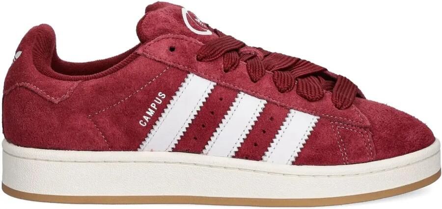 Adidas Campus 00s suède sneakers met drie strepen Rood