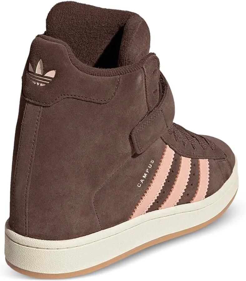 Adidas Campus Bold high-top sneakers met sleehak Bruin - Foto 3