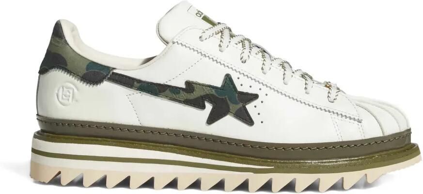Adidas Hellstar Superstar gestreepte sneakers met vlam print Zwart