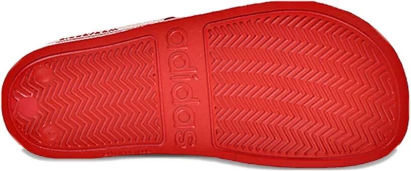Adidas Cloudfoam slippers met drie strepen Rood - Foto 3