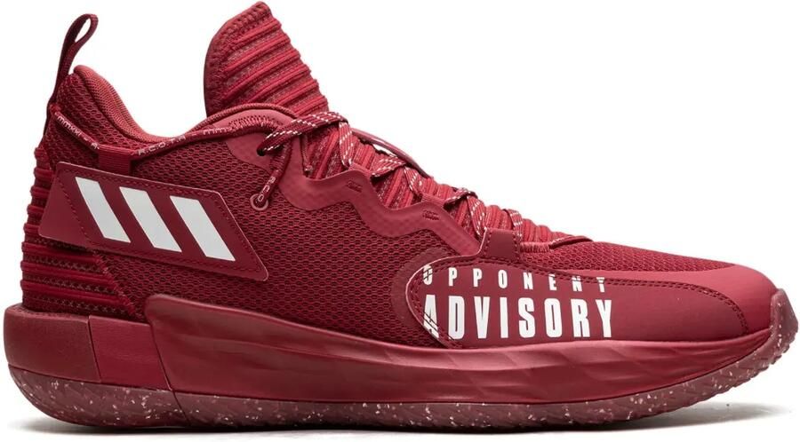 Adidas Dame 7 EXTPLY "Opponent Advisory Red" sneakers Rood