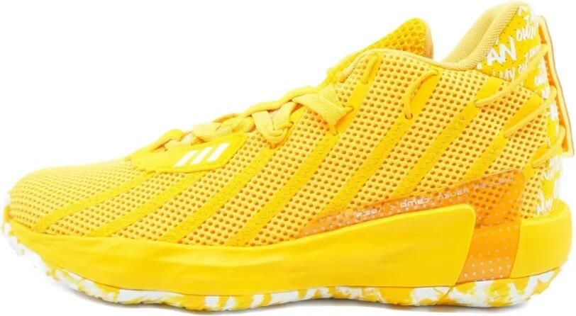 Adidas Dame 7 Team "Yellow" sneakers Geel - Foto 4