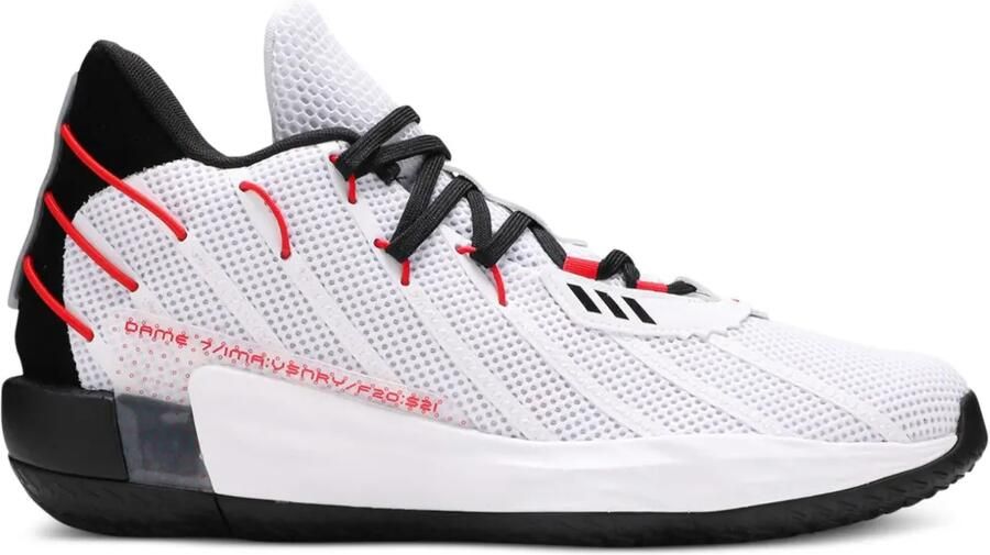 Adidas Dame 7 "White" sneakers Wit