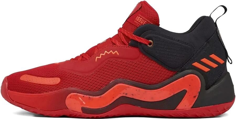 Adidas D.O.N. Issue 3 "Scarlet Core Black Solar Red" sneakers Rood