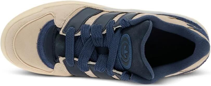Adidas Italia 70s leren sneakers met zilverkleurige streep Wit