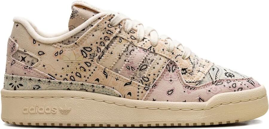 Adidas Forum 84 Low CL sneakers met patroon Beige - Foto 3