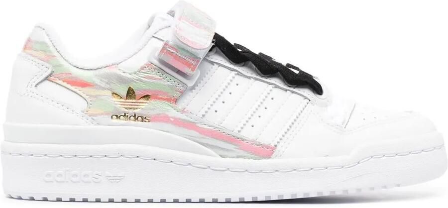 Adidas Forum Low leren low-top sneakers Wit
