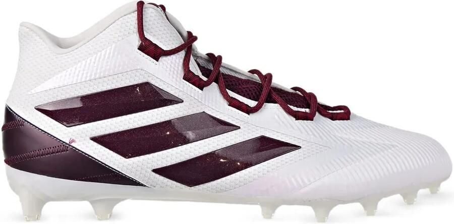 Adidas Freak Carbon Mid Cleats "Cloud White Maroon Collegiate Burgundy" sneakers Wit - Foto 13