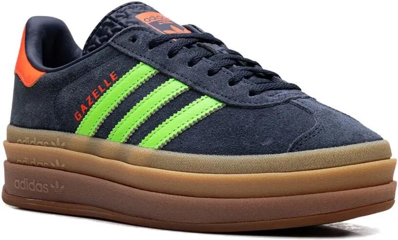Adidas Gazelle Bold "Aurora Ink Solar Orange Gum" sneakers Blauw - Foto 2