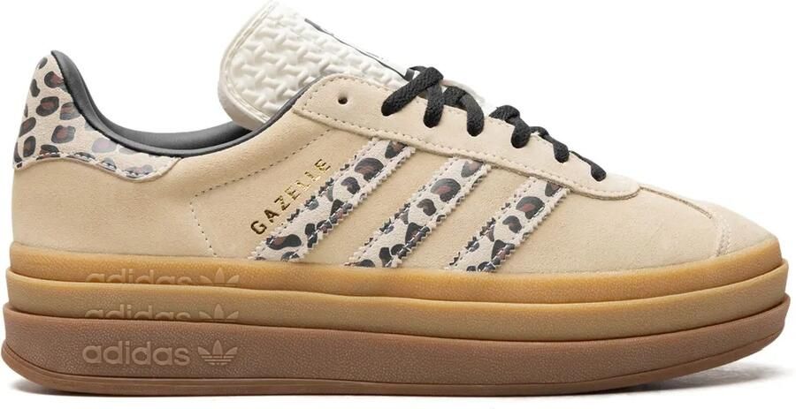 Adidas Gazelle Bold "Cream Leopard" sneakers Beige