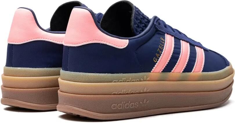Adidas Gazelle Bold "Dark Blue Pink Spark" sneakers Blauw - Foto 3