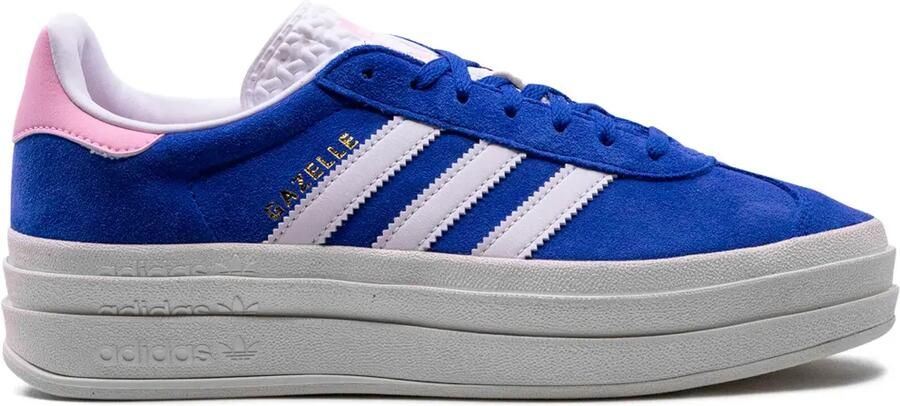 Adidas Gazelle Bold sneakers met plateauzool Blauw
