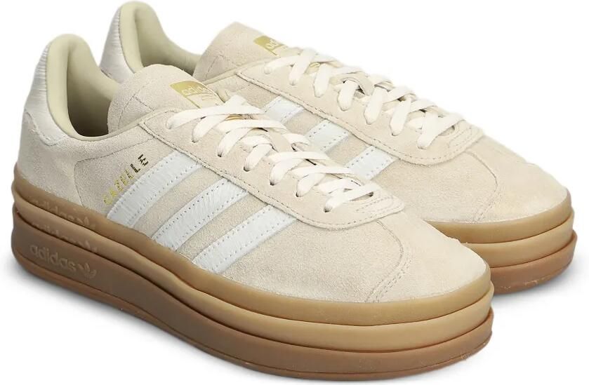 Adidas Gazelle Bold sneakers met plateauzool en strepen Beige - Foto 4