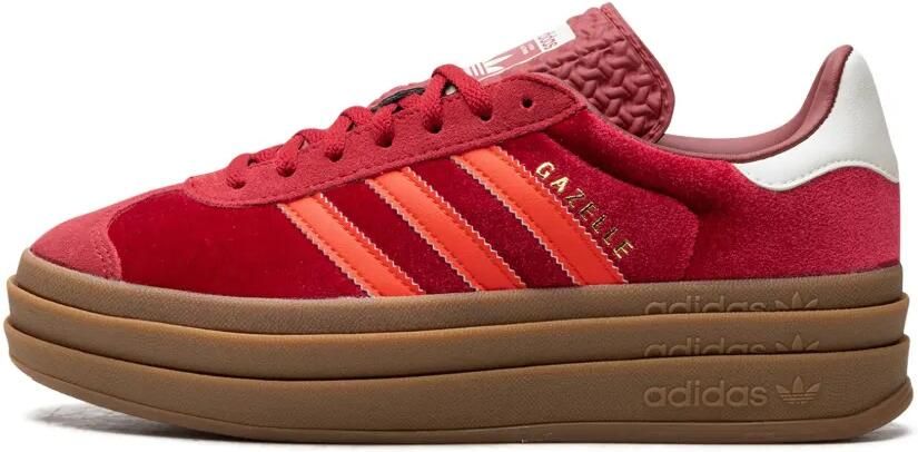 Adidas Gazelle Bold "Velvet Pack Victory Red Felrood Off White" sneakers - Foto 7
