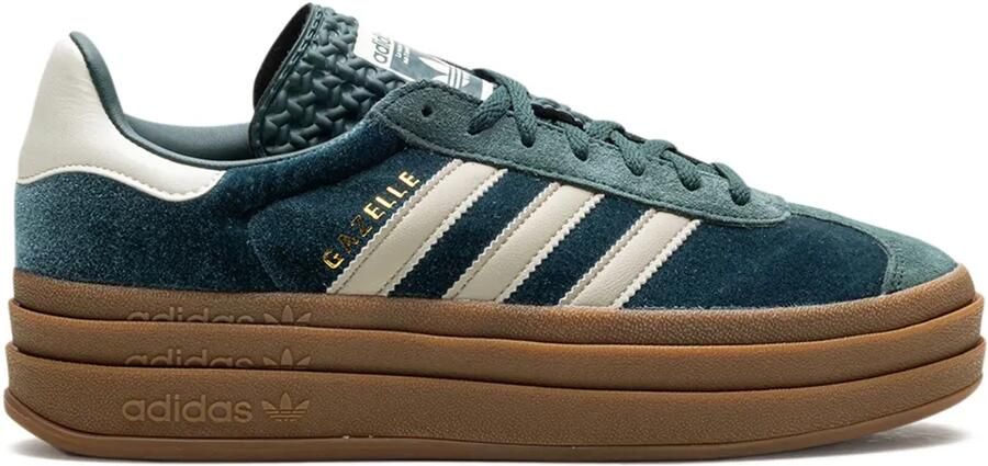 Adidas Gazelle Bold WMNS "Mineral Green Velvet" sneakers Groen