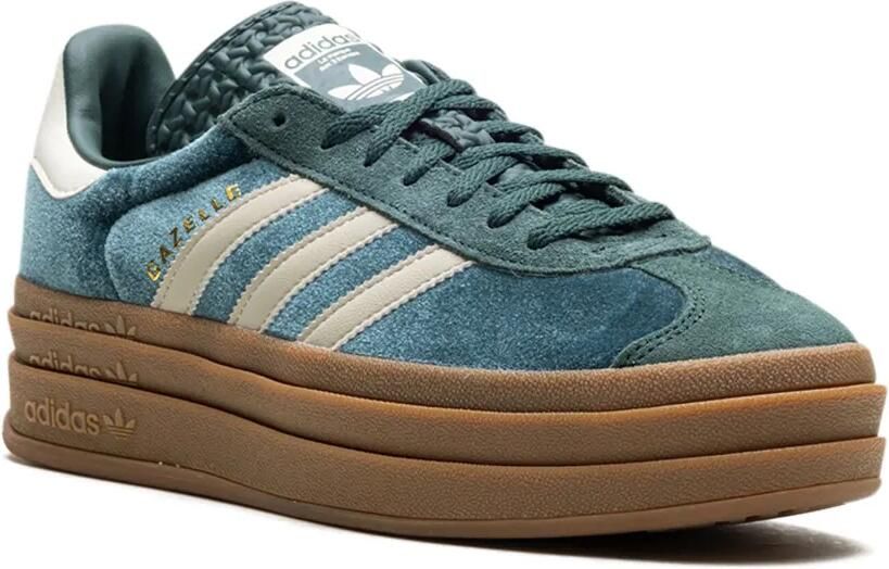 Adidas Gazelle Bold WMNS "Mineral Green Velvet" sneakers Groen - Foto 5