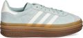 Adidas Gazelle gestreepte sneakers met plateauzool Blauw - Blauw