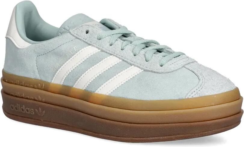 Adidas Gazelle gestreepte sneakers met plateauzool Blauw - Foto 2