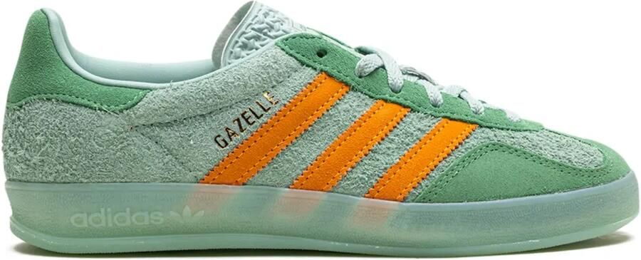 Adidas Gazelle Indoor "Hazy Green Crew Yellow" sneakers Groen