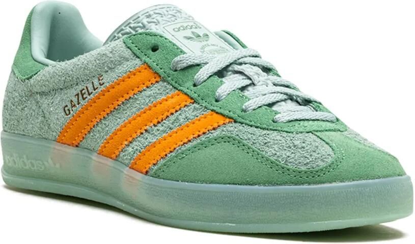 Adidas Gazelle Indoor "Hazy Green Crew Yellow" sneakers Groen - Foto 2