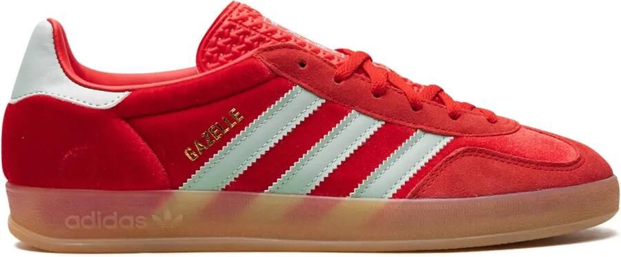 Adidas Gazelle Bold "Velvet Pack Victory Red Felrood Off White" sneakers