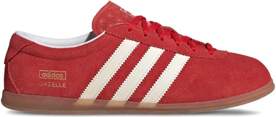 Adidas Gazelle Lo Pro low-top sneakers met ronde neus Rood