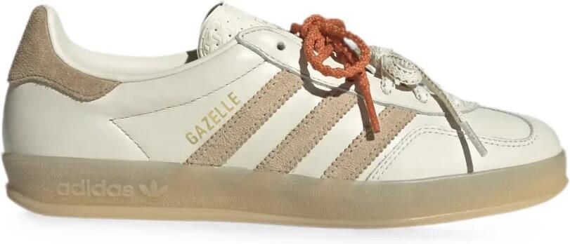 Adidas Gazelle low-top sneakers met logoprint Beige