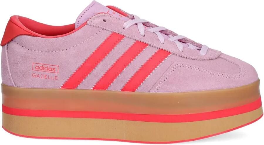 Adidas Gazelle Stack sneakers met plateauzool Paars - Foto 1