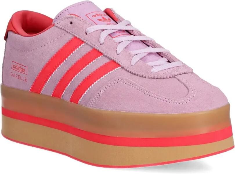 Adidas Gazelle Stack sneakers met plateauzool Paars - Foto 3
