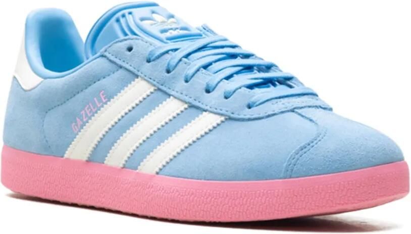 Adidas Gazelle suède sneakers met drie strepen Blauw - Foto 2