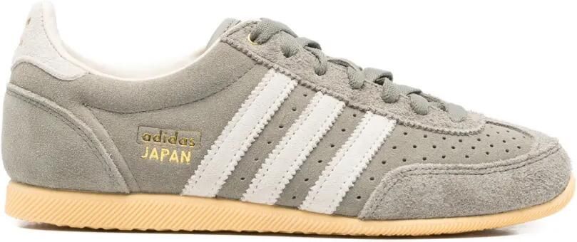Adidas Gestreepte geperforeerde sneakers Grijs