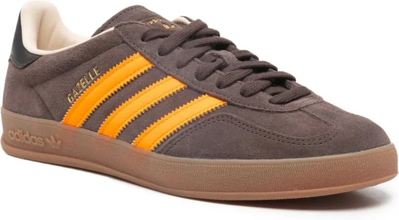 Adidas Gestreepte leren sneakers Bruin - Foto 2