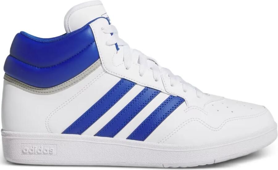 Adidas Gestreepte mid-top sneakers Wit