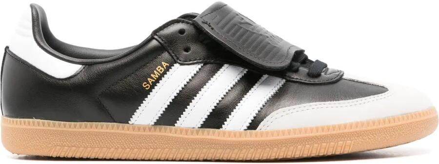 Adidas Gestreepte sneakers met klittenband Zwart